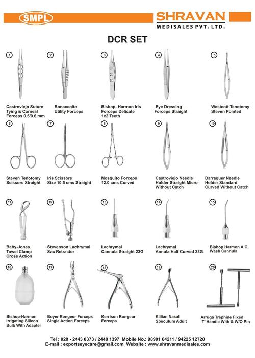 Ophthalmic Surgical Instruments Exporter Manufacturer Distributor