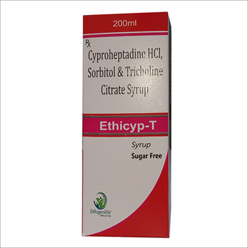 200 Ml Cyproheptadine Hci Sorbitol And Tricholine Citrate Syrup General