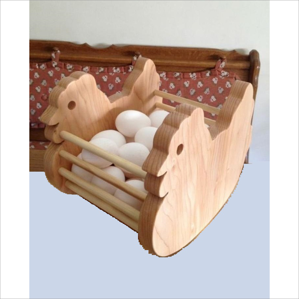 Natural Wooden Egg Stand At Best Price In Mumbai Neptune Enterprises