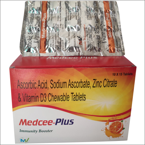 Ascorbic Acid Sodium Ascorbate Zinc Citrrate And Vitamin D3 Chewable