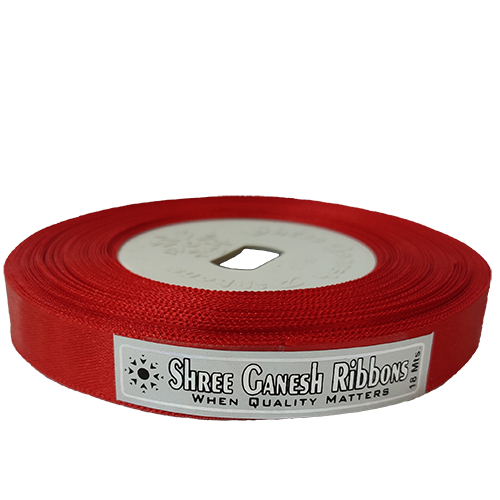 Manufacturer Of Double Satin Ribbons From Surat By Shree Ganesh Ribbon