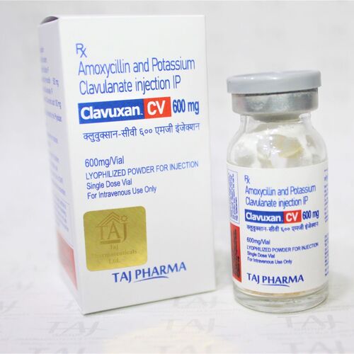 Amoxycillin And Potassium Clavulanate Injection Ip 600Mg At Best Price