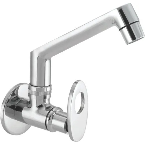 Silver Brass Wall Mounted Sink Cock Casted Spout At Best Price In Delhi