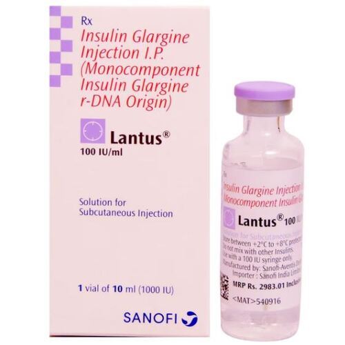 General Medicines Lantus Iu Ml Solution For Insulin Injection At