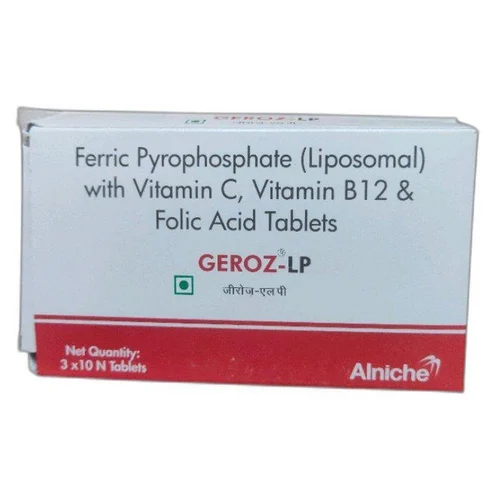 Ferric Pyrophosphate With Vitamin C B And Folic Acid Tablets