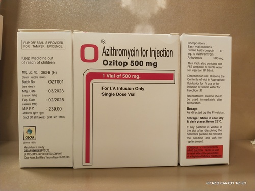 Azithromycin Injection At Best Price In Mumbai Maharashtra Shom