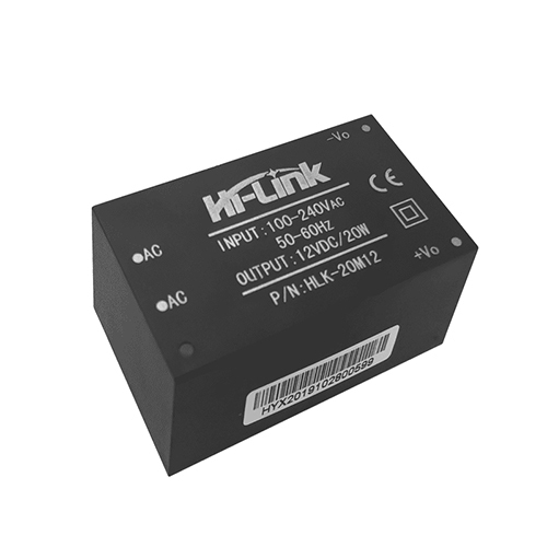 Black Hlk 20m12 Ac Dc 12v 20w Step Down Mini Power Supply Module