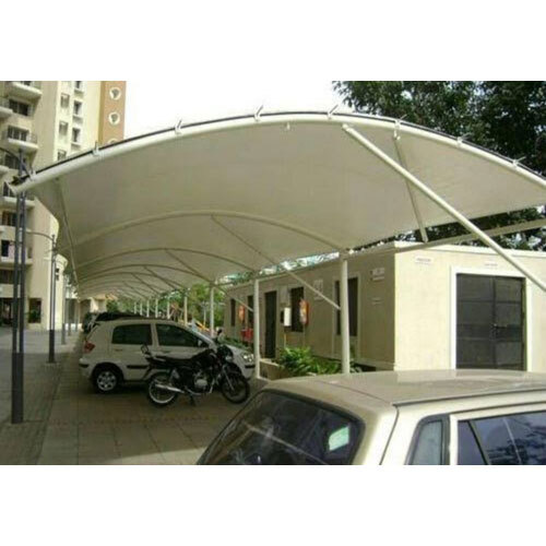 Car Parking White Tensile Structure Pvc Window At Best Price In