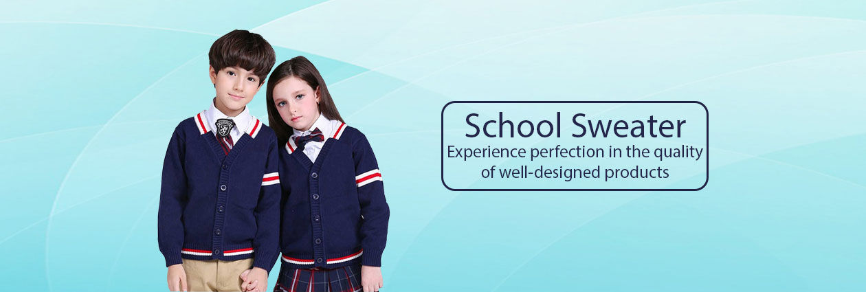 quality of clothing range comprising kids primary school sweater