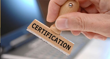 Our Certifications