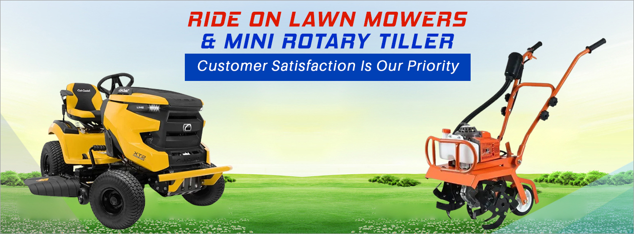 Tiller for best sale riding lawn mower