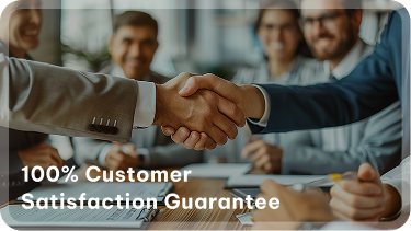 100% Customer Satisfaction Guarantee 100% Customer Satisfaction Guarantee
