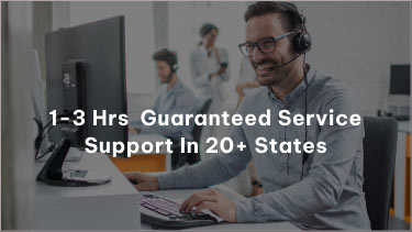 1-3 Hrs  Guaranteed Service Support in 20+ States