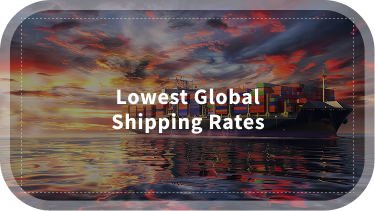 Lowest global shipping rates