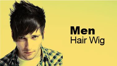 Men Hair Wig 