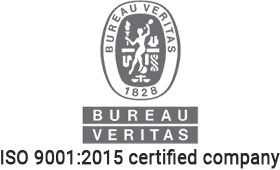 ISO 9001:2015 certified company