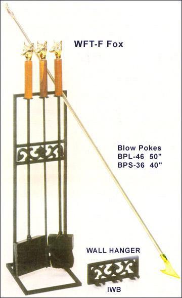Brassware Blow Pokes with Wall Hangers