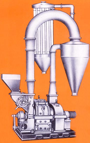 DP Impact Pulveriser is used for grinding all minerals, ochres, clays & everything which is not wet 