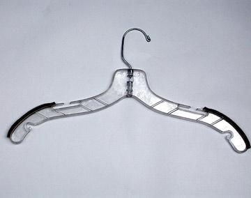 Clear Dress Hanger with foam