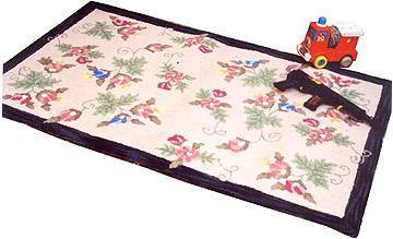 Beautiful flowers rug
