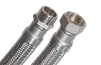 Silver Metallic Flexible Pump Connectors