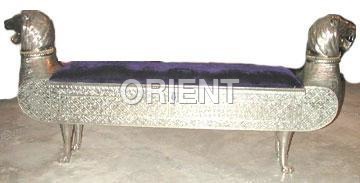 White Metal Low Seater