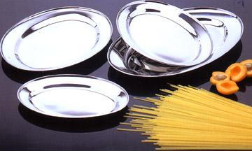 Oval Platter - Stainless Steel 20-60cm, Polished Finish | Elegant Design, Durable, Stackable, Color Box Packaging