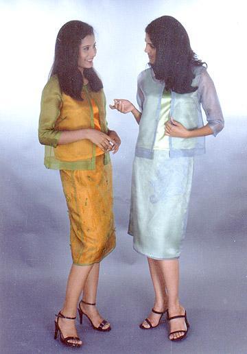 Three Piece Knee Length Formal Dresses