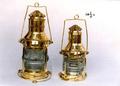 Brass & Glass Ship Anchor Lamp