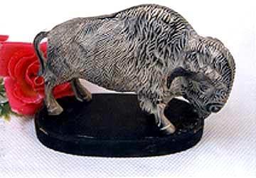 Embossed Bison on Base