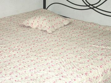Small Flower Boutis Bed Cover