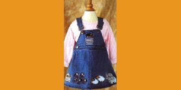 Girls' Denim Dress