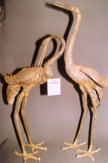 Aluminium Pair of Cranes