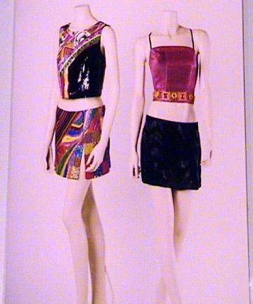 Embroidered Short Skirt and Short Top