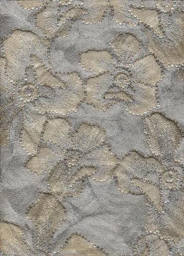 Lace Embroidery Work - Polyester 150 cm Beige