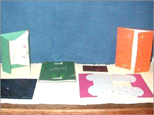Handmade Paper Greeting Cards - Eco-Friendly Paper, Green, Variable Size | Unique Designs, Personalized, Envelope Included