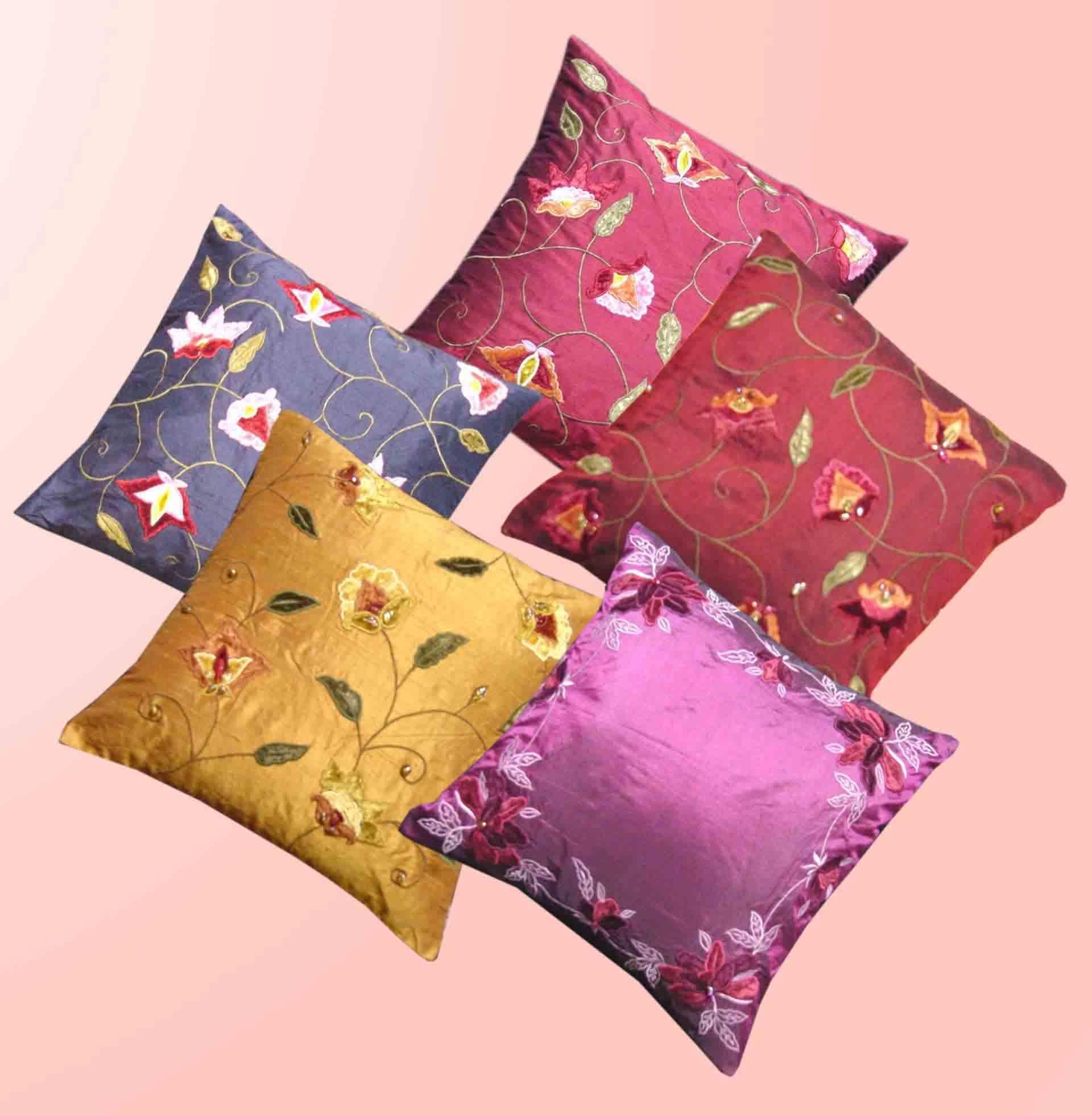 Embroidered Cushion Covers