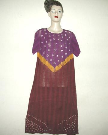 Ladies Cotton Tye-Dye Dress