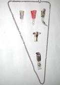 Batch Clip, Id Card Clip And Chains.
