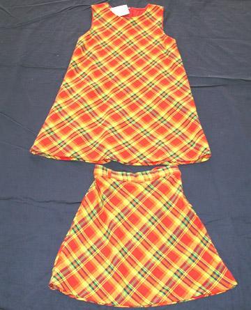 Girl's Top and Skirt.