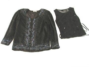 Formal Sleeveless Top and Jacket.