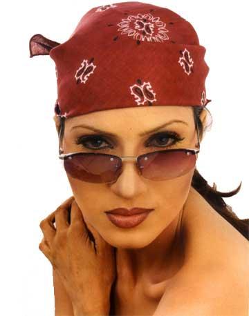 Cotton Printed Bandana - 52x52 Cms, Maroon | Soft Cotton, Stylish Design, Versatile Use, Durable Fabric, Easy to Wash