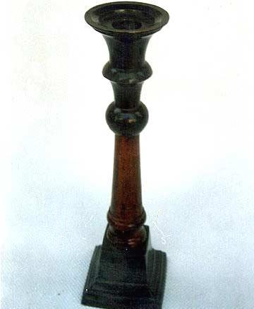 Candle Holder with Square Base