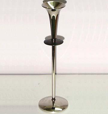 TOKYO CANDLESTICK - Stainless Steel, 12 Inch, Silver | Elegant Design, Durable Material, Easy to Clean