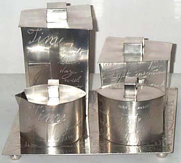 EXPRESSO TEA & COFFEE CANNISTER SET