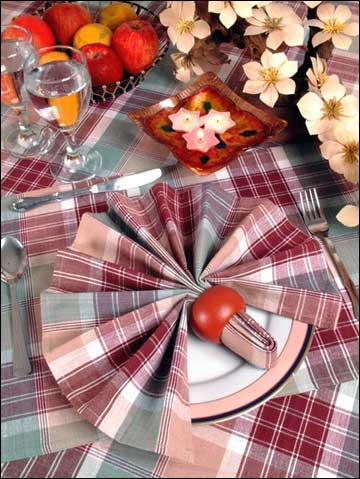 Table Cloth Mats and Napkins