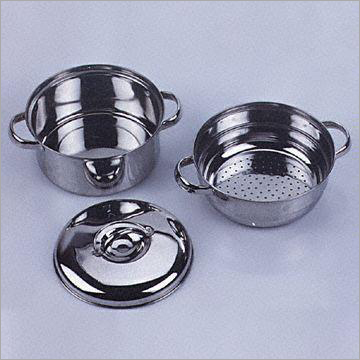 3pc 4-Quart Steamer Available With Sandwich Bottom