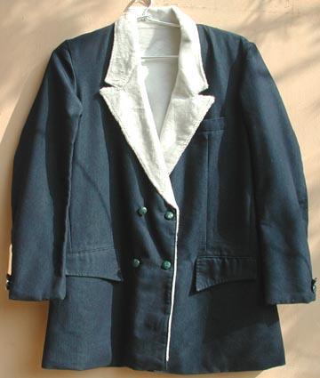 LADIES FUR DENIM COAT