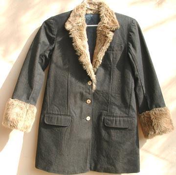 CROSSEDGE LADIES FUR OVERCOAT