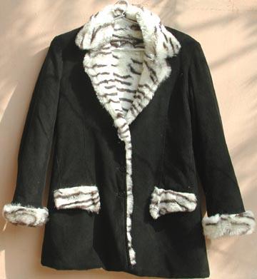 CORDUROY FUR OVERCOAT